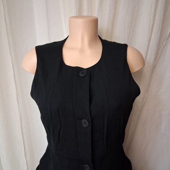 Banana Republic Black Button-Down Maxi Dress Women Suze 8 - Picture 14 of 16